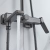 Душевая стойка Raffine F3699T настенная цвет оружейная сталь