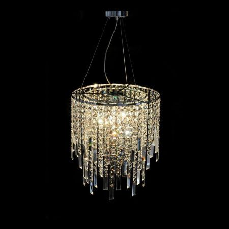 Люстра подвесная Lumina Deco Zucchero (Зуццхеро) LDP 2159-350 CHR