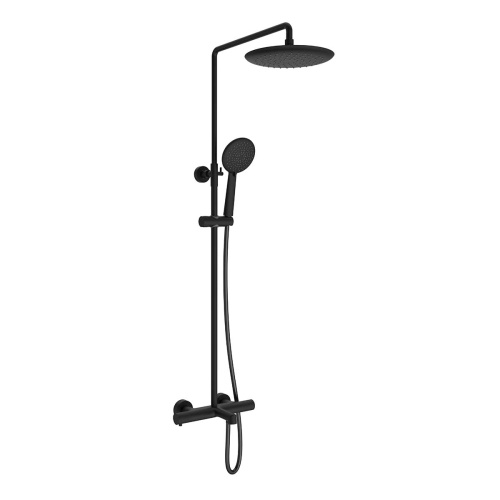 Душевая стойка Vincea Desire VSFS-1D1TMB настенная цвет черный - фото 5