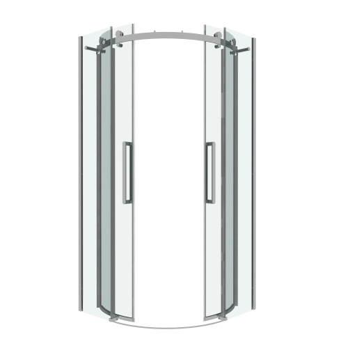 Душевой уголок Grossman Classic 301.K33.04.1010.10.00 100х100 стекло прозрачное профиль хром глянцевый - фото 2