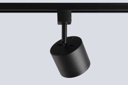 Трековый однофазный светильник Crystal Lux Basic (Басиц) CLT 0.31 020 BK