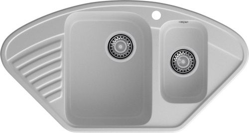 Кухонная мойка Granfest Quarz 14 серый 93х50 цвет серый поверхность матовая