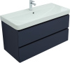 Тумба под раковину Aquanet Вега 2.0 00337945 99х46х50 подвесная цвет синий