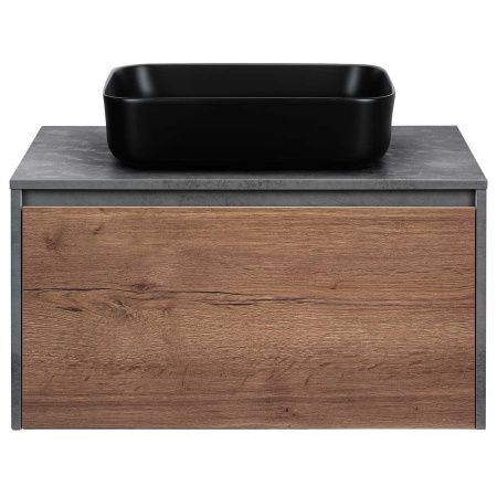 Тумба под раковину Vincea Mesa VMC-2MS800TB 80х50 подвесная цвет коричневый