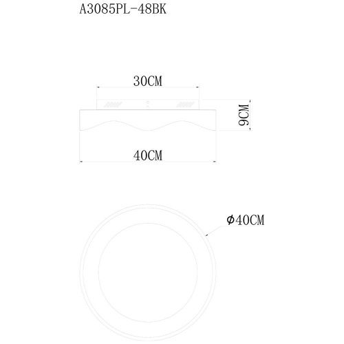 Светильник потолочный Arte Lamp Ankaa (Анкаа) A3085PL-48BK - фото 5