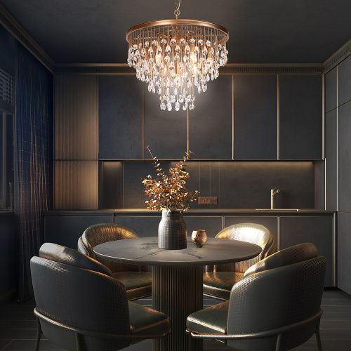 Светильник подвесной Maytoni Linn Neoclassic MOD091PL-07G - фото 4