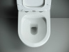 Унитаз подвесной Ceramica Nova MONO CN1905 белый с сиденьем микролифт безободковый душевой смыв