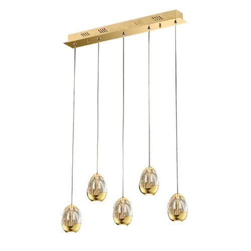 Светильник подвесной Delight Collection Terrene (Террене) MD13003023-5B gold - фото 2