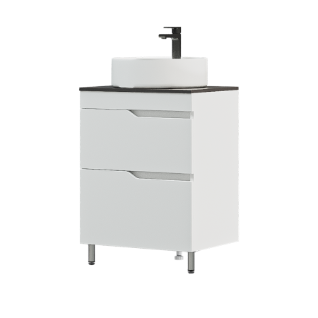 Тумба под раковину Corozo Теона SD-00001441 60х40 напольная цвет белый