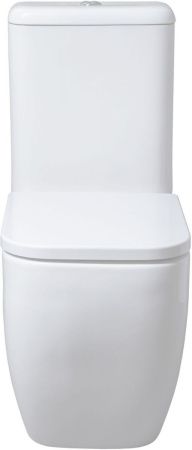 Чаша унитаза напольная Allen Brau Infinity 4.21001.20 цвет белый без бачка с сиденьем микролифт безободковая каскадный смыв