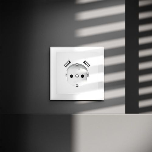 Розетка с USB VOLTUM S70 VLS040402 - фото 2