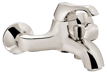 Смеситель для ванны Emmevi Ares 76001/NS настенный никель