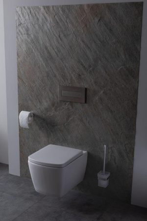 Чаша унитаза подвесная Allen Brau Liberty 4.33004.20 цвет белый без сиденья безободковая каскадный смыв