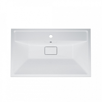 Раковина из искусственного мрамора Am.Pm Inspire V2.0 M50AWPX0801WG 81х49 встраиваемая цвет белый матовый 1 отверстие под смеситель