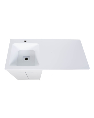Тумба с раковиной Orange Sistema STD-120TUW+RAL 120х48х90,6 - фото 5
