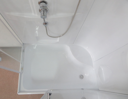 Душевая кабина Royal Bath BP RB8100BP1-T-R 100х80 прямоугольная с крышей ориентация правая