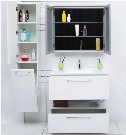 Шкаф-пенал De Aqua Токката 00167272 40х180 подвесной