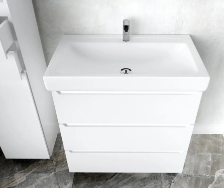 Тумба под раковину 1MarKa Кода У57593 80х50 цвет белый