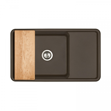 Кухонная мойка Aquaton Беллис 1A724832BS280 87х51 цвет коричневый