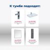 Тумба под раковину Aquanet Nova Lite 00298848 60х40 напольная цвет коричневый