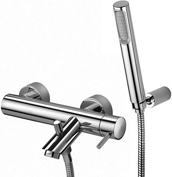 Смеситель для ванны с душем Paffoni Light LIG023CR настенный хром