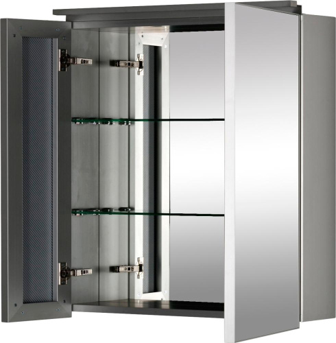 Зеркало-шкаф De Aqua Алюминиум 00261751 70х14х77 подвесной - фото 4 Зеркало-шкаф De Aqua Алюминиум 00261751 70х14х77 подвесной - фото 4