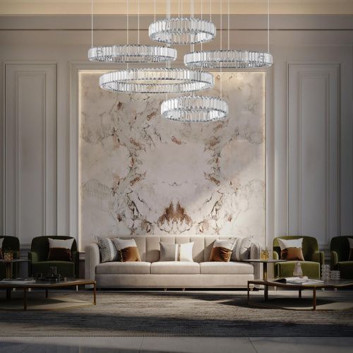 Люстра подвесная Loft It Crystal ring 10135/5 Chrome - фото 3