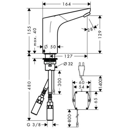 Смеситель Hansgrohe Focus 31173000 на раковину хром