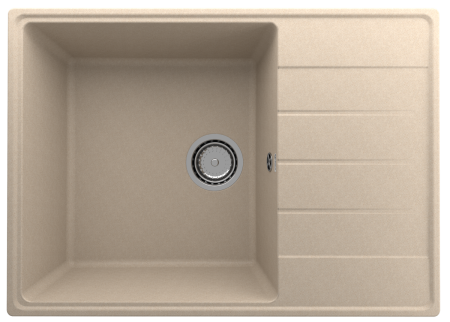 Кухонная мойка Ulgran Quartz Prima 700-03 70х50 цвет бежевый поверхность матовая