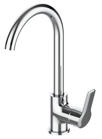 Смеситель для кухни Voda Wave WA519 на мойку хром