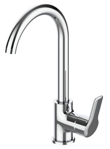 Смеситель для кухни Voda Wave WA519 на мойку хром - фото 2