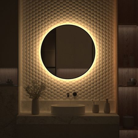 Зеркало с подсветкой Defesto AURA DF 2995 80х80 подвесное