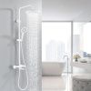 Душевая стойка Rose R3936C настенная цвет белый