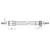 Душевой шланг Bossini Paloma A00167C.030.1 хром
