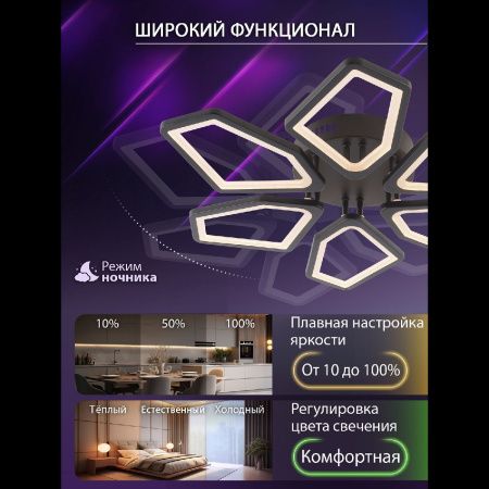 Люстра потолочная Natali Kovaltseva 8144 LED LAMPS 81444
