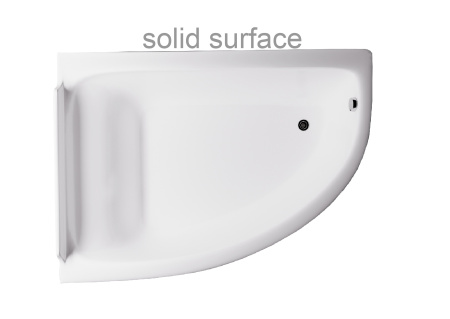 Ванна из искусственного камня Astra-Form Анастасия 01010063 182х125 угловая асимметричная с ножками