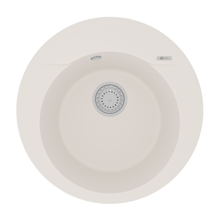 Кухонная мойка LeMark Sula 500 9910004 50х50 цвет белый поверхность матовая