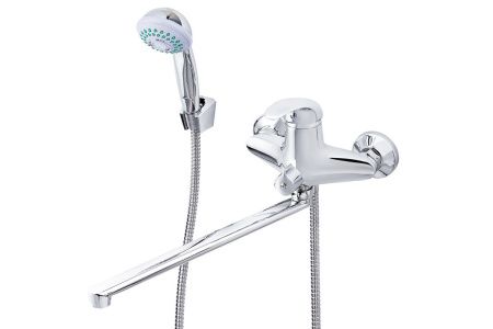 Cмеситель для ванны и душа TSARSBERG TSB-950-1202 настенный хром