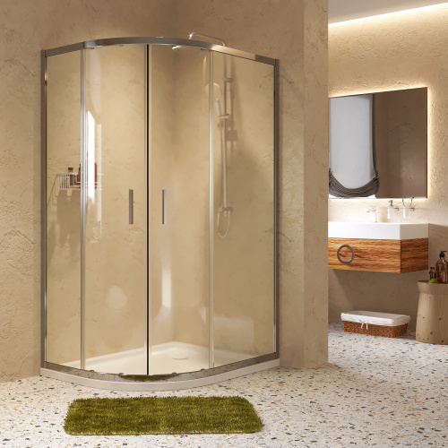 Душевой уголок WasserKRAFT Lippe 45S 45S24 120x90 стекло прозрачное 6 мм - фото 2
