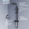 Душевая стойка RGW Shower Panels (Шоувер панелс) 51140131-04 настенная цвет черный