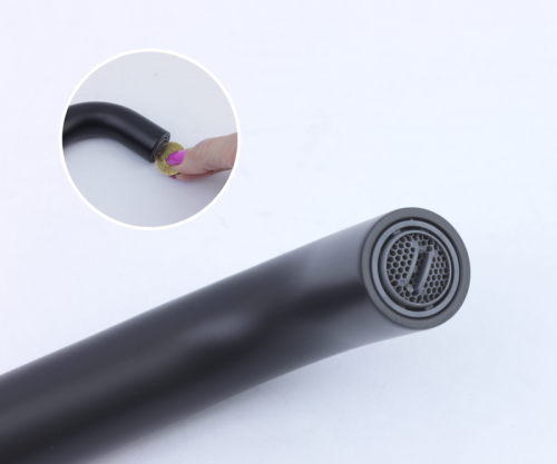 Смеситель для раковины Bronze de Luxe SCANDI 14511B встраиваемый в стену черный - фото 4