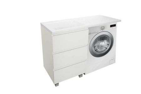 Тумба с раковиной Эстет Dallas Luxe ФР-00009668 40х50 напольная цвет белый