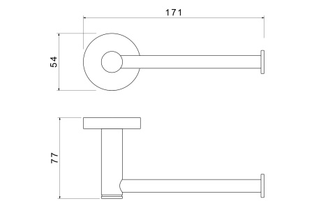 Бумагодержатель Aquatek ЕВРОПА AQ4108MB