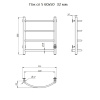 Полотенцесушитель Тругор Пэк Пэксп5/605032 53х60 электрический хром