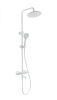 Душевая стойка Wonzon & Woghand Neo WW-B3035-A-MW настенная цвет белый с термостатом