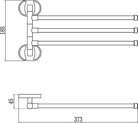 Полотенцедержатель Savol S-008603