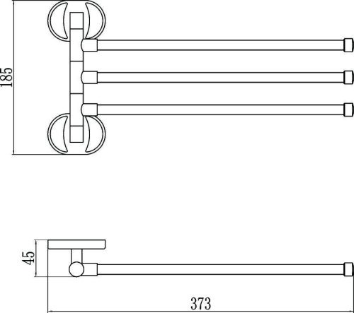 Полотенцедержатель Savol S-008603 - фото 2