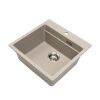 Кухонная мойка Grandex Aqua 500403 50х50 цвет бежевый поверхность матовая