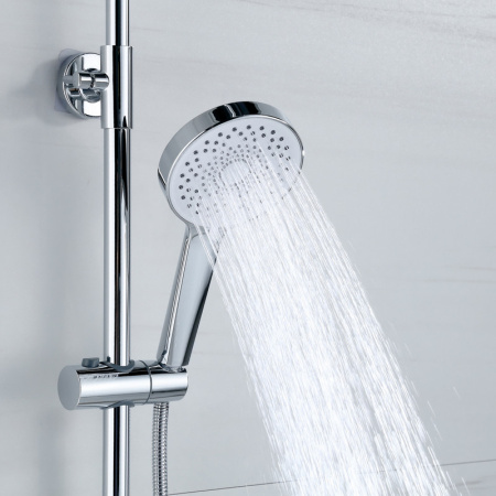 Душевая стойка Bond Circle B01-9100 настенная цвет хром глянцевый