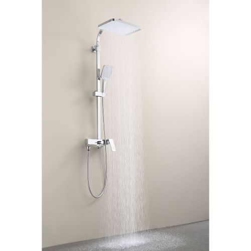 Душевая стойка Raglo R01.24 настенная цвет хром - фото 5